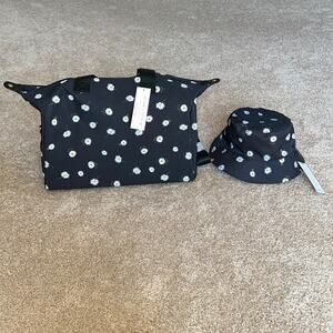 Alice & Olivia by Stacey Bendet Reversible Bucket Hat & Duffel Bag